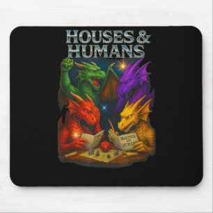 Mousepad Casas E Humanos Novela Engraçada Rpg Gamer Homens