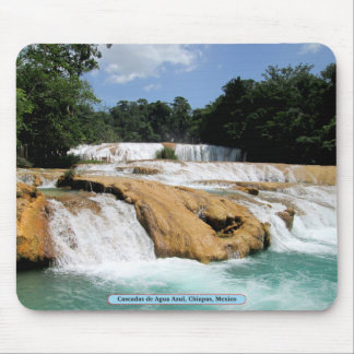 Mousepad Cascadas de Agua Azul, Chiapas, México