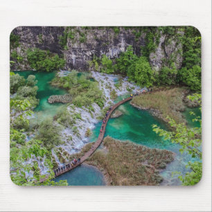 Mousepad Cascata em cascata de cascata do Parque dos lagos