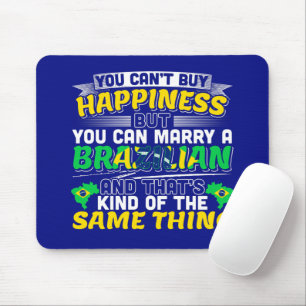Mousepad Case com um Brasileiro - Felicidade no Brasil
