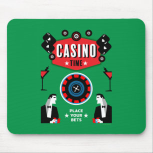 Mousepad Casino Gambling Poker Roulette