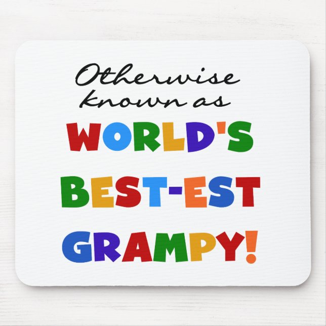 Mousepad Caso contrário, conhecido como os melhores present (Frente)