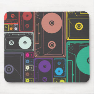 Mousepad Cassetes de banda magnética