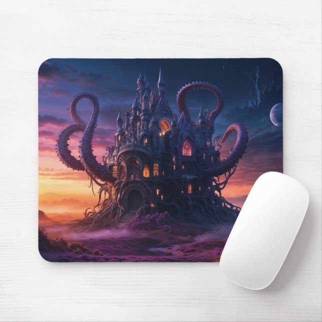 Mousepad Castelo Cósmico de Eons Long Past (Com mouse)