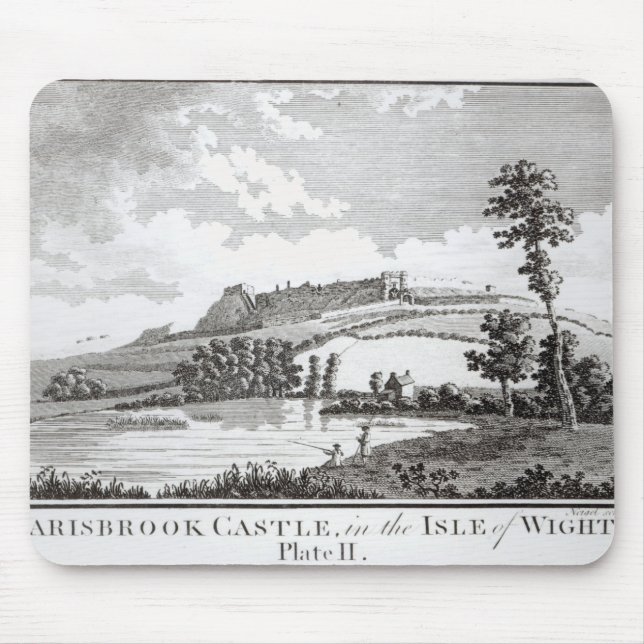Mousepad Castelo de Carisbrook, na ilha do Wight (Frente)