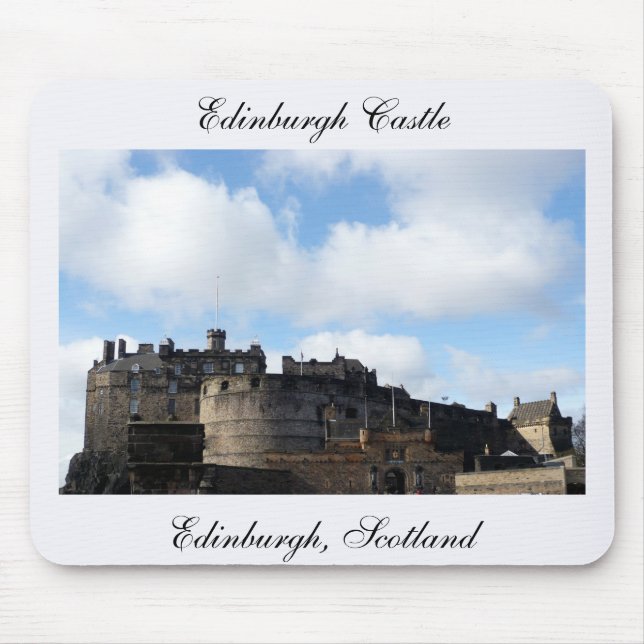 Mousepad Castelo de Edinburgh na Escócia (Frente)