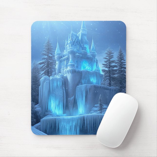 Mousepad Castelo de Gelo de Sonhos Congelados (Com mouse)