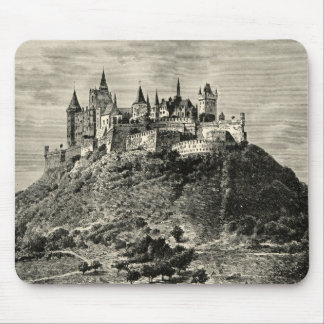 Mousepad Castelo de Hohenzollern em Estugarda, Alemanha