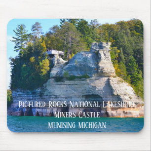 Mousepad Castelo de Miners de Lakeshore National Rocks Pict