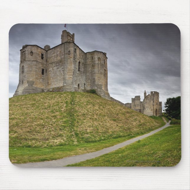 Mousepad Castelo de Warkworth em Northumberland, Inglaterra (Frente)