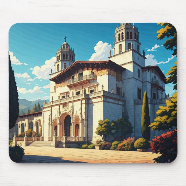 Mousepad Castelo Hearst San Simeon Costa Central da Califór (Frente)