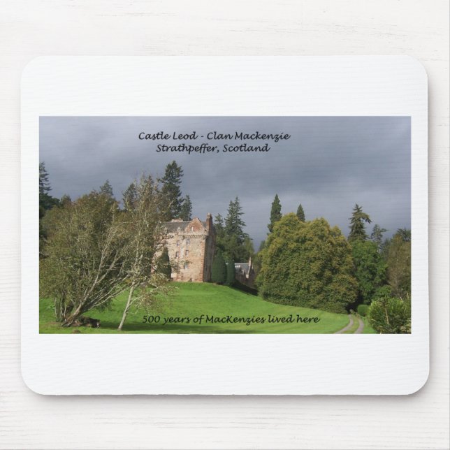 Mousepad CASTELO LEOD - Clã de Scotland MacKenzie (Frente)