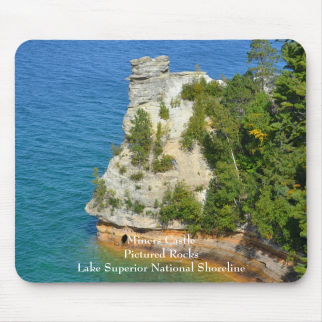 Mousepad Castelo Miners em Pictures Rocks (Frente)