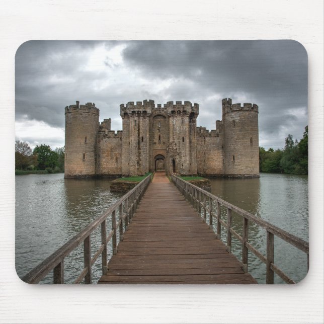 Mousepad Castelos Históricos Ingleses Bodiam Castle Sussex (Frente)