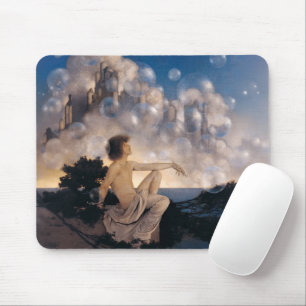 Mousepad Castelos no Ar de Maxfield Parrish 1904 Fantasia V