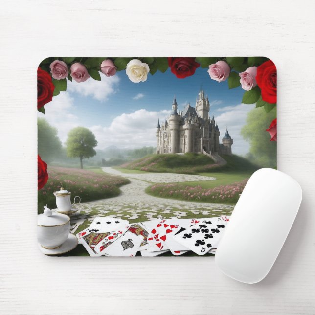 Mousepad Castle Through the Wonderland Portal (Com mouse)
