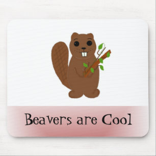 Mousepad Castor dos desenhos animados
