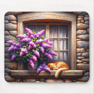 Mousepad Cat Art