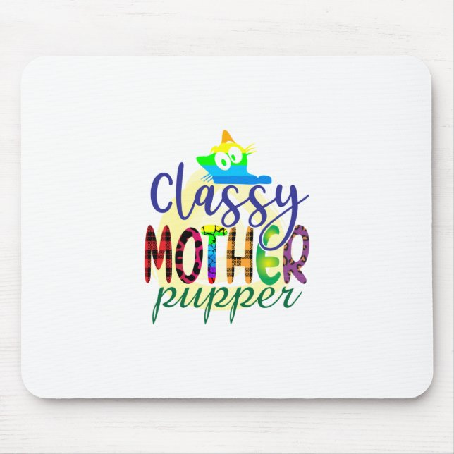 Mousepad Cat Art Classy Madre Ptop (Frente)