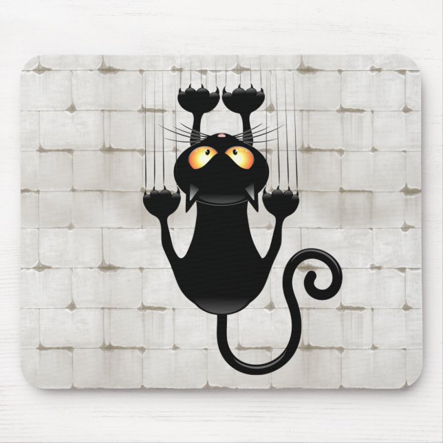 Mousepad Cat Caindo no personagem de desenho animado da div (Frente)