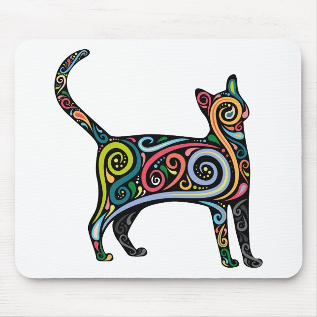 MOUSEPAD CAT COLORIDO (Frente)