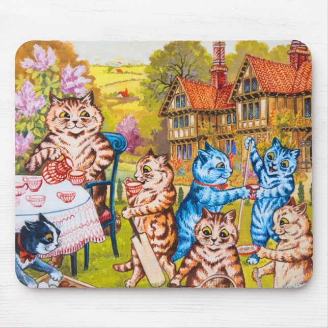 Mousepad Cat Garden Party (Frente)