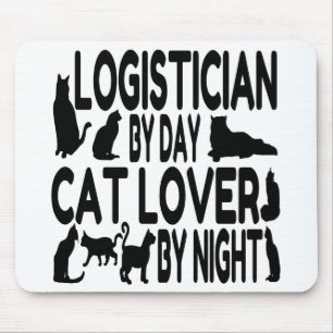 Mousepad Cat Lover Logistician