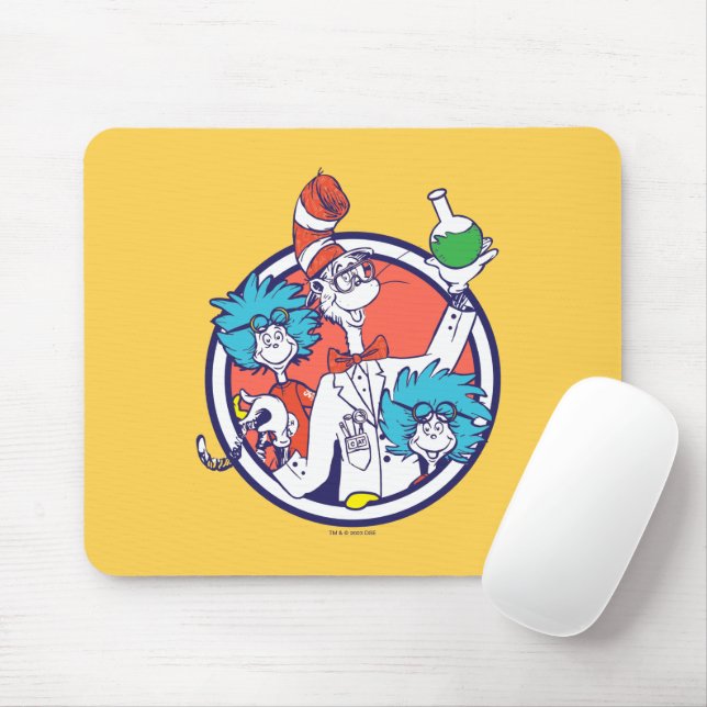 Mousepad Cat no Hat & Lab Tech One Lab Tech 2 (Com mouse)