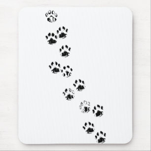 MOUSEPAD - CAT ou DOG PAW PRINTS/TRACKS