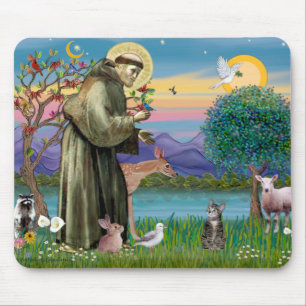 Mousepad Cat (Tabby 2) - Santo Francis
