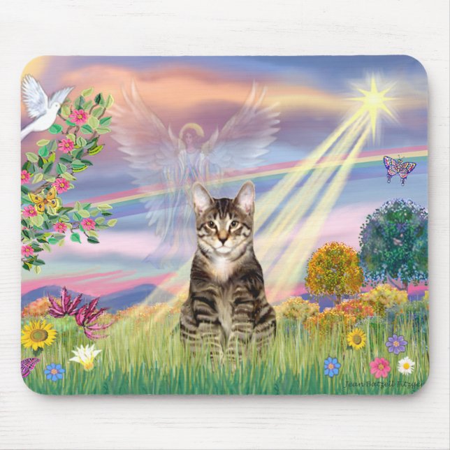 Mousepad Cat (Tabby) - Anjo Cloud (Frente)