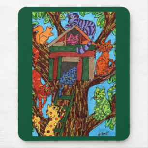 Mousepad Cat Tree House