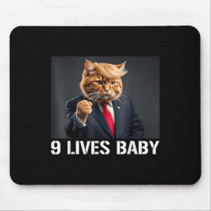 Mousepad Cat Trump 9 Vive Bebê Engraçado Gato Com Cabelo De