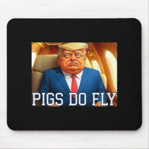 Mousepad Catar A Lago Anti Trump Avião do Qatar Porcos Do F