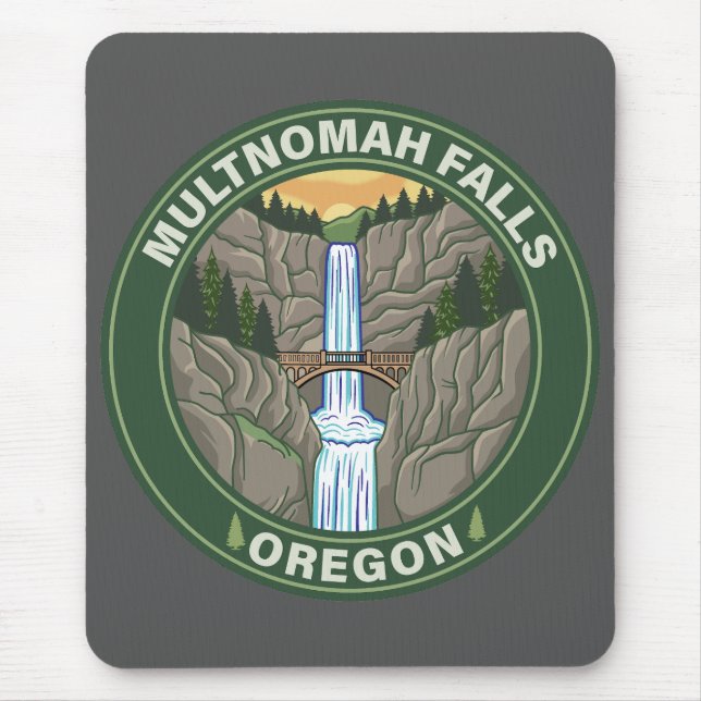 Mousepad Cataratas Multnomah Oregon (Frente)