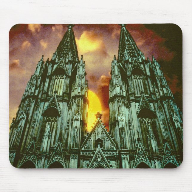Mousepad Catedral da água de Colônia com sol (Frente)