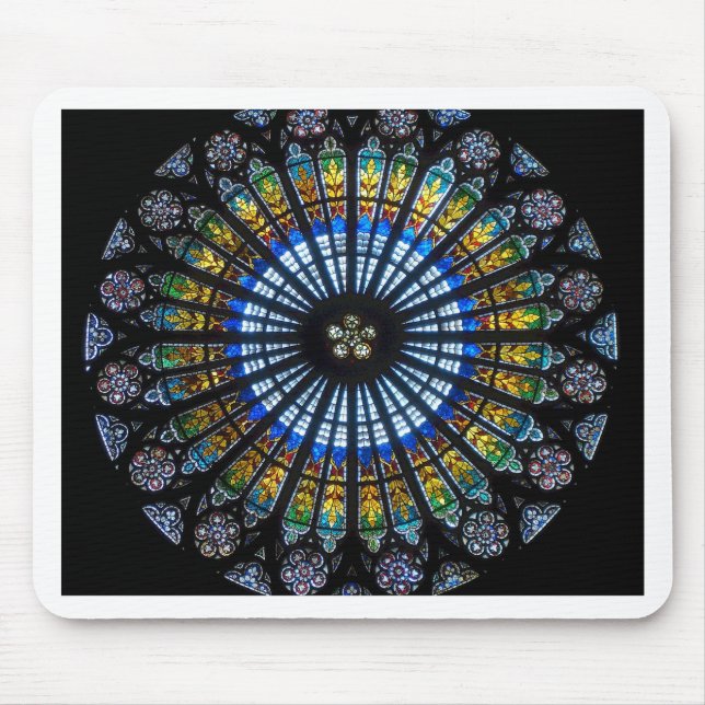 Mousepad catedral de estrasburgo rosa (Frente)