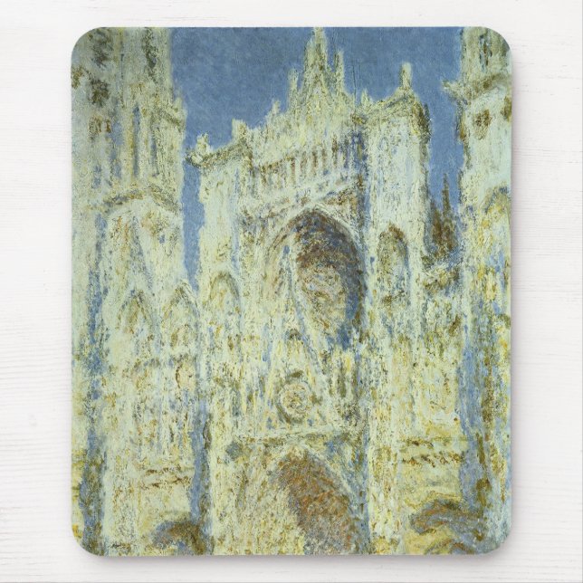 Mousepad Catedral de Rouen West Facade Sunlight, Claude Mon (Frente)