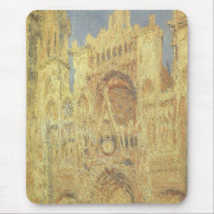 Mousepad Catedral de Ruão, Pôr do sol por Claude Monet