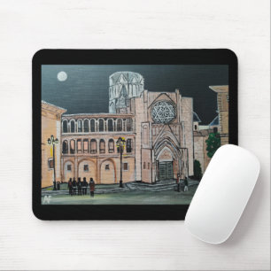 Mousepad Catedral de Santa María Pintura de Alfred Fox