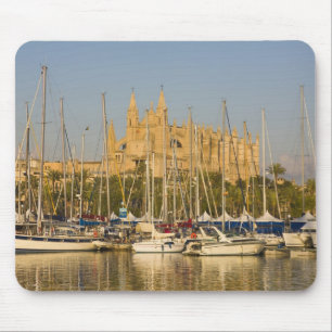 Mousepad Catedral e marina, Palma, Mallorca, Espanha 2