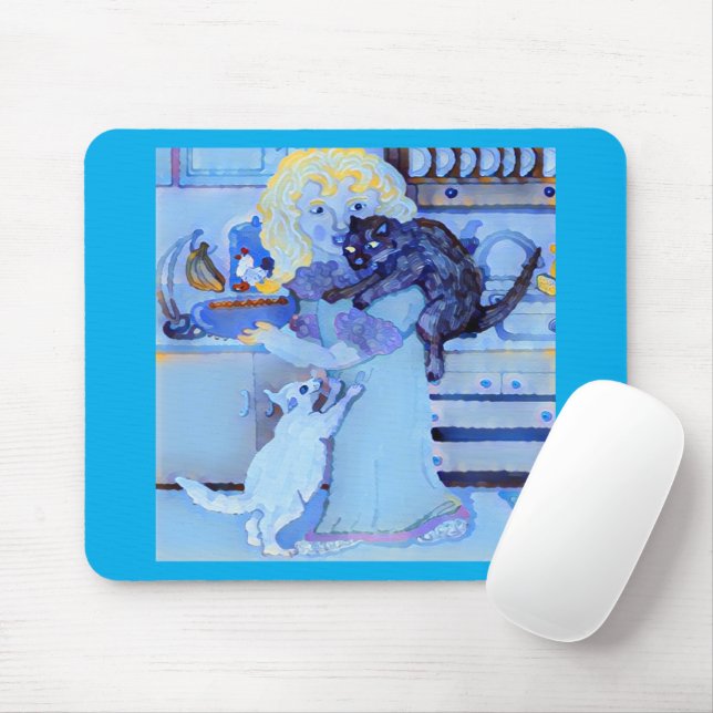 Mousepad Cats 🐈‍⬛ 🐈 At Breakfast 🥞  (Com mouse)