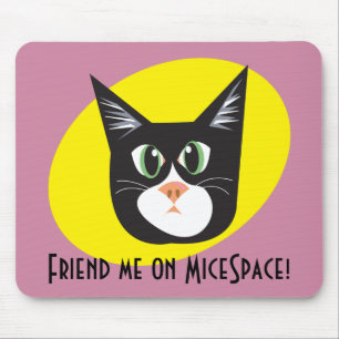 Mousepad Cats & Dogs_Furry Faces_Friend Me!