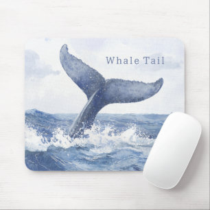 Mousepad Cauda de Baleia Oceano Azul
