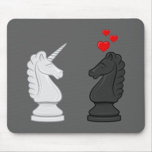 Mousepad Cavaleiro da xadrez do unicórnio