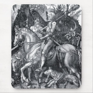 Mousepad Cavaleiro, morte e o diabo - Albrecht Dürer