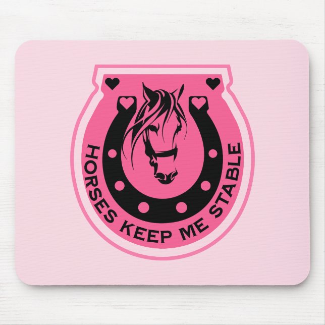 Mousepad Cavaleiro Rosa Horseback (Frente)