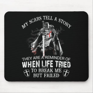 Mousepad Cavaleiro Templário Guerreiro Cristãos Minhas Cica
