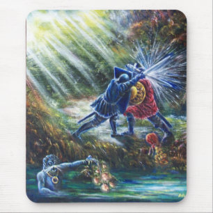 Mousepad Cavaleiros de Luta ROSA, Dinheiro e Diabo ESQUECID