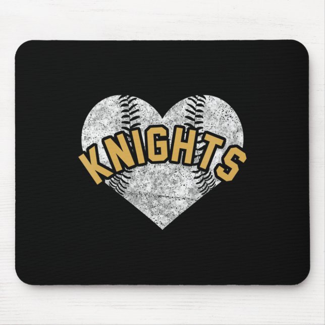 Mousepad Cavaleiros Vendem Camiseta Softll Mascote da Equip (Frente)